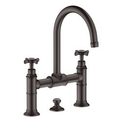 Hansgrohe AXOR Montreux 2-Griff Waschtischarmatur 220mm, 5l/min, Kreuzgriffen, Zugs... HANSGROHE-16510340 4011097879321 (Abb. 1)