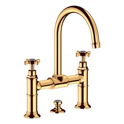 Hansgrohe AXOR Montreux 2-Griff Waschtischarmatur 220mm, 5l/min, Kreuzgriffen, Zugs... HANSGROHE-16510990 4011097879420 (Abb. 1)