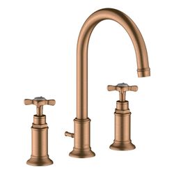 Hansgrohe AXOR Montreux 3-Loch Waschtischarmatur 180mm, 5l/min, Kreuzgriffen, Zugst... HANSGROHE-16513140 4011097879604 (Abb. 1)