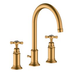 Hansgrohe AXOR Montreux 3-Loch Waschtischarmatur 180mm, 5l/min, Kreuzgriffen, Zugst... HANSGROHE-16513250 4011097879628 (Abb. 1)