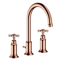 Hansgrohe AXOR Montreux 3-Loch Waschtischarmatur 180mm, 5l/min, Kreuzgriffen, Zugst... HANSGROHE-16513300 4011097879703 (Abb. 1)