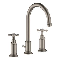 Hansgrohe AXOR Montreux 3-Loch Waschtischarmatur 180mm, 5l/min, Kreuzgriffen, Zugst... HANSGROHE-16513800 4011097879642 (Abb. 1)