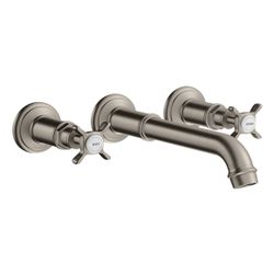 Hansgrohe AXOR Montreux 3-Loch Waschtischarmatur UP, 5l/min, für Wandmontage, Ausla... HANSGROHE-16532800 4011097881003 (Abb. 1)