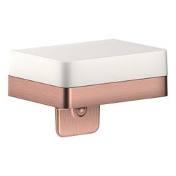Hansgrohe AXOR Universal Softsquare Lotionspender, Ablage, 180ml, Metall/Glas, Brus... HANSGROHE-42819310 4011097820538 (Abb. 1)