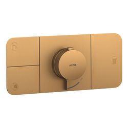 Hansgrohe AXOR One Thermostatmodul Unterputz, 30l/min, für 3 Verbraucher, Brushed G... HANSGROHE-45713250 4011097824178 (Abb. 1)