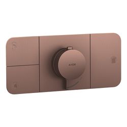 Hansgrohe AXOR One Thermostatmodul Unterputz, 30l/min, für 3 Verbraucher, Brushed R... HANSGROHE-45713310 4011097824192 (Abb. 1)