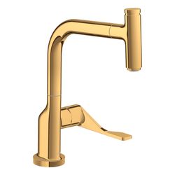 Hansgrohe AXOR Citterio Einhebel-Küchenmischer Select 230mm, 9l/min, Ausziehauslauf... HANSGROHE-39861990 4011097922409 (Abb. 1)