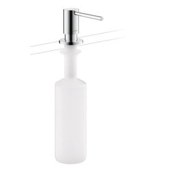 Hansgrohe AXOR Uno Spülmittel-/ Lotionspender, Ausladung 91mm, 500ml, 2ml Dosiermen... HANSGROHE-42818000 4059625182840 (Abb. 1)