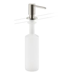 Hansgrohe AXOR Uno Spülmittel-/ Lotionspender, Ausladung 91mm, 500ml, 2ml Dosiermen... HANSGROHE-42818800 4059625182857 (Abb. 1)