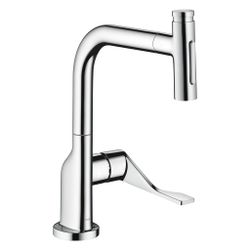 Hansgrohe AXOR Citterio Einhebel-Küchenmischer Select 230mm, 8l/min, 2jet, Ausziehb... HANSGROHE-39863000 4059625257890 (Abb. 1)