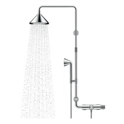 Hansgrohe AXOR Showers/Front Showerpipe, Thermostat, Kopfbrause 240mm, 21l/min, 2je... HANSGROHE-26020000 4011097726045 (Abb. 1)