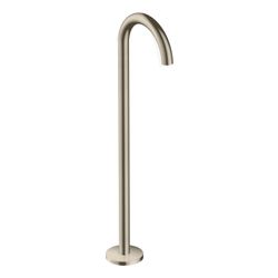 Hansgrohe AXOR Uno Wanneneinlauf, 18l/min, gebogen bodenstehend, Brushed Nickel... HANSGROHE-38412820 4011097989518 (Abb. 1)