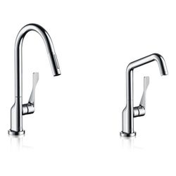 Hansgrohe AXOR Citterio Einhebel-Küchenmischer 260mm,12l/min, Schwenkauslauf, Chrom... HANSGROHE-39850000 4011097518756 (Abb. 1)