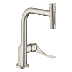 Hansgrohe AXOR Citterio Einhebel-Küchenmischer Select 230mm, 8l/min, 2jet, Ausziehb... HANSGROHE-39863800 4059625257906 (Abb. 1)