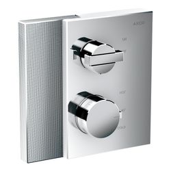 Hansgrohe AXOR Edge Thermostat Unterputz, 26l/min, Absperrventil, Diamantschliff, C... HANSGROHE-46751000 4059625149072 (Abb. 1)