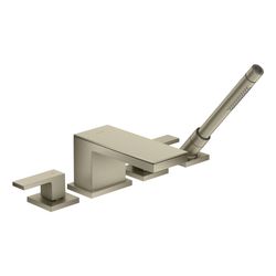 Hansgrohe AXOR MyEdition 4-Loch Wannenrandarmatur, 22l/min, ohne Platte, Brushed Ni... HANSGROHE-47432820 4059625212530 (Abb. 1)