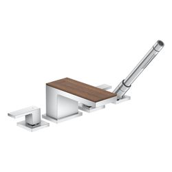 Hansgrohe AXOR MyEdition Platte 200mm, Nussbaum, Amerikanischer Nussbaum, 47906000... HANSGROHE-47906000 4059625189184 (Abb. 1)