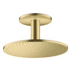 Hansgrohe AXOR ShowerSolutions Kopfbrause 300mm, 18l/min, 2jet, Deckenanschluss, Br... HANSGROHE-35304950 4059625240946 (Abb. 1)