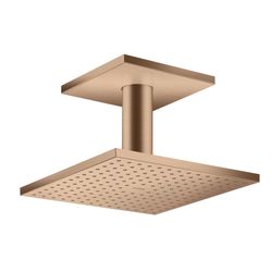 Hansgrohe AXOR ShowerSolutions Kopfbrause, 18l/min, 250x250mm, 2jet, Deckenanschlus... HANSGROHE-35312310 4059625240687 (Abb. 1)