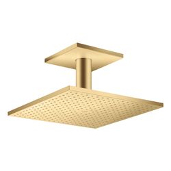 Hansgrohe AXOR ShowerSolutions Kopfbrause, 27l/min, 300x300mm, 2jet, Deckenanschlus... HANSGROHE-35320250 4059625240366 (Abb. 1)