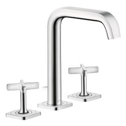 Hansgrohe AXOR Citterio E 3-Loch Waschtischarmatur ComfortZone 170, Rosetten, Zugst... HANSGROHE-36108000 4011097751498 (Abb. 1)