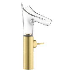 Hansgrohe AXOR Starck V Einhebel-Waschtischmischer 220mm, 4l/min, Glasauslauf für A... HANSGROHE-12114950 4011097871158 (Abb. 1)