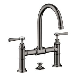 Hansgrohe AXOR Montreux 2-Griff Waschtischarmatur 220mm, 5l/min, Hebelgriff, Zugsta... HANSGROHE-16511330 4011097879529 (Abb. 1)