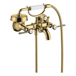 Hansgrohe AXOR Montreux 2-Griff Wannenarmatur Aufputz, 20l/min, Hebelgriff, Polishe... HANSGROHE-16551990 4011097882260 (Abb. 1)