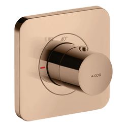 Hansgrohe AXOR Citterio E Thermostat 120x120mm, UP, DN 20, Polished Red Gold... HANSGROHE-36702300 4011097905570 (Abb. 1)