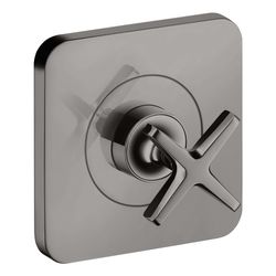 Hansgrohe AXOR Absperrventil Citterio E UP, 120x120mm, gerade, Polished Black Chrom... HANSGROHE-36771330 4011097907468 (Abb. 1)