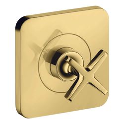 Hansgrohe AXOR Absperrventil Citterio E UP, 120x120mm, gerade, Polished Gold Optic... HANSGROHE-36771990 4011097907499 (Abb. 1)