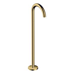 Hansgrohe AXOR Uno Wanneneinlauf, 18l/min, gebogen bodenstehend, Polished Gold Opti... HANSGROHE-38412990 4059625019504 (Abb. 1)