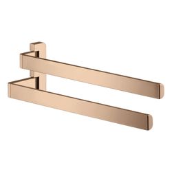 Hansgrohe AXOR Universal Softsquare Handtuchhalter zweiarmig, 409mm, Metall, Polish... HANSGROHE-42821300 4011097825052 (Abb. 1)