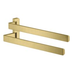 Hansgrohe AXOR Universal Softsquare Handtuchhalter zweiarmig, 409mm, Metall, Brushe... HANSGROHE-42821950 4011097824819 (Abb. 1)