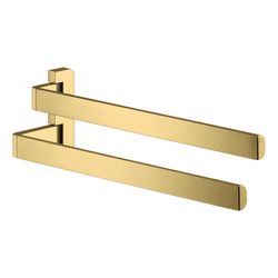Hansgrohe AXOR Universal Softsquare Handtuchhalter zweiarmig, 409mm, Metall, Polish... HANSGROHE-42821990 4011097825038 (Abb. 1)