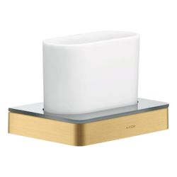 Hansgrohe AXOR Universal Softsquare Zahnputzbecher, Wandmontage, Metall/Glas, Brush... HANSGROHE-42834250 4011097827926 (Abb. 1)