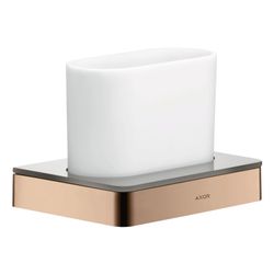 Hansgrohe AXOR Universal Softsquare Zahnputzbecher, Wandmontage, Metall/Glas, Polis... HANSGROHE-42834300 4011097828084 (Abb. 1)
