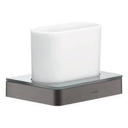 Hansgrohe AXOR Universal Softsquare Zahnputzbecher, Wandmontage, Metall/Glas, Brush... HANSGROHE-42834340 4011097827865 (Abb. 1)
