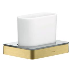 Hansgrohe AXOR Universal Softsquare Zahnputzbecher, Wandmontage, Metall/Glas, Brush... HANSGROHE-42834950 4011097827841 (Abb. 1)