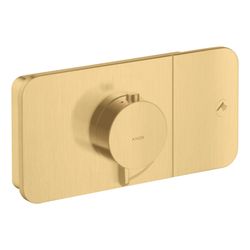 Hansgrohe AXOR One Thermostatmodul Unterputz, 24l/min, für 1 Verbraucher, Brushed G... HANSGROHE-45711250 4011097825113 (Abb. 1)