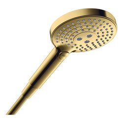 Hansgrohe AXOR ShowerSolutions Handbrause 120mm, 13,4l/min, 3jet, Polished Gold Opt... HANSGROHE-26050990 4011097848518 (Abb. 1)
