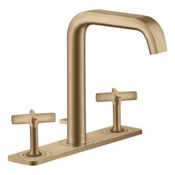 Hansgrohe AXOR Citterio E 3-Loch Waschtischarmatur ComfortZone 170, Platte, Zugstan... HANSGROHE-36116140 4011097819303 (Abb. 1)