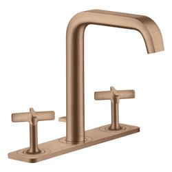 Hansgrohe AXOR Citterio E 3-Loch Waschtischarmatur ComfortZone 170, Platte, Zugstan... HANSGROHE-36116310 4011097819341 (Abb. 1)