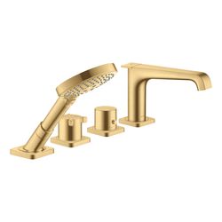Hansgrohe AXOR Citterio E 4-Loch Fliesenrandarmatur, Thermostat, 2 Verbraucher, Bru... HANSGROHE-36410250 4011097904429 (Abb. 1)