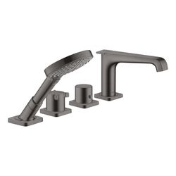 Hansgrohe AXOR Citterio E 4-Loch Fliesenrandarmatur, Thermostat, 2 Verbraucher, Bru... HANSGROHE-36410340 4011097904399 (Abb. 1)