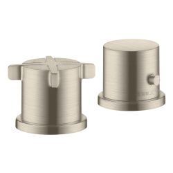 Hansgrohe 2-Loch Thermostat AXOR Citterio E Wannenrandmontage, DN 15, Brushed Nicke... HANSGROHE-36412820 4011097904733 (Abb. 1)