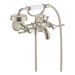 Hansgrohe AXOR Montreux 2-Griff Wannenarmatur Aufputz, 20l/min, Hebelgriff, Brushed... HANSGROHE-16551820 4011097808413 (Abb. 1)