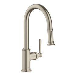 Hansgrohe AXOR Montreux Einhebel-Küchenmischer 180mm, 9l/min, Ausziehbrause, Brushe... HANSGROHE-16581820 4011097883168 (Abb. 1)