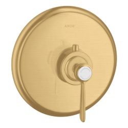 Hansgrohe AXOR Montreux Thermostat Unterputz, 43l/min, Hebelgriff, Brushed Gold Opt... HANSGROHE-16823250 4011097884233 (Abb. 1)