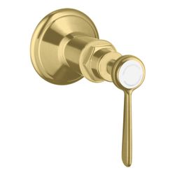 Hansgrohe AXOR Montreux Absperrventil Unterputz, Hebelgriff, DN 15/DN 20, Brushed B... HANSGROHE-16872950 4011097884608 (Abb. 1)